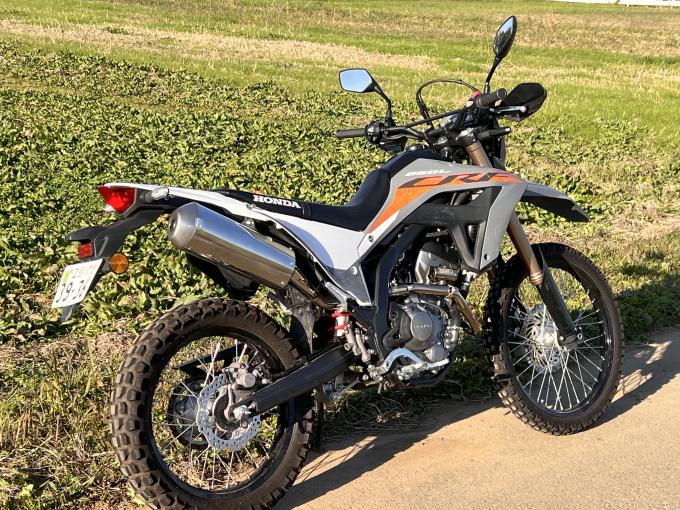 HONDA CRF250L にまた次の 気持ちイー！ サイレンサー　DESERT BOX （デザートボックス）サイレンサー全力で開発開始！